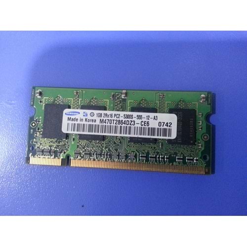 SAMSUNG 1GB PC2-5300S 667MHz NOTEBOOK RAM 2.EL