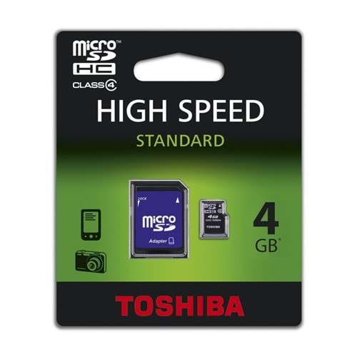 Toshiba SD-C04GJ(BL5A 4GB SDHC Micro Memory Card